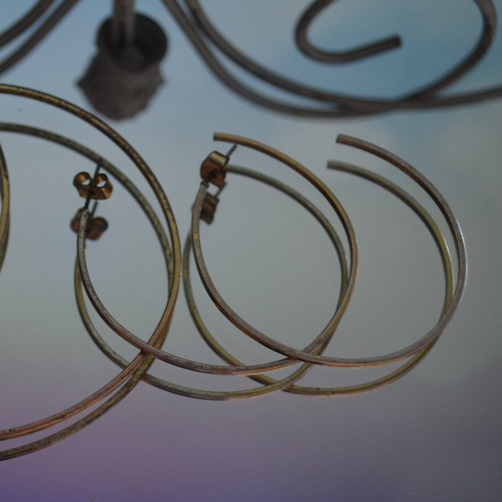 ✨ FREE ✨ 2 Pairs Hoop Earrings
